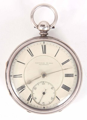 Lot 9 - FATTRONI AND SONS, A FUSEE OPEN FACED POCKET...