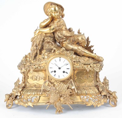 Lot 90 - A LARGE LATE 19th CENTURY FRENCH ORMOLU...