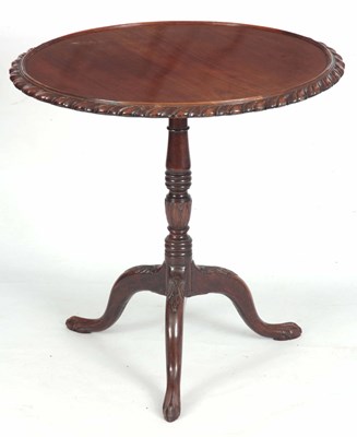 Lot 1009 - A 19TH CENTURY EARLY GEORGE III STYLE MAHOGANY...