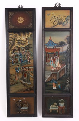 Lot 182 - A PAIR OF LATE 19th CENTURY FRAMED ORIENTAL...