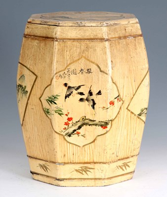 Lot 183 - A 19TH CENTURY JAPANESE OCTAGONAL CREAM...