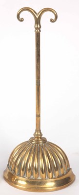 Lot 265 - A LARGE 19TH CENTURY BRASS DOOR STOP with...