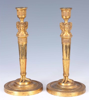 Lot 266 - A STYLISH PAIR OF EARLY 19TH CENTURY GILT...