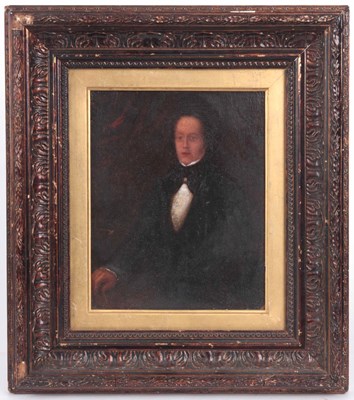 Lot 369 - A 19th CENTURY ENGLISH SCHOOL PORTRAIT OF A...