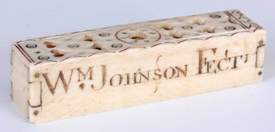 Lot 492 - AN EARLY 19th CENTURY BONE PRISONER OF WAR...