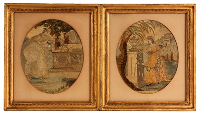 Lot 276 - A pair of 18th/early 19th Century Oval...