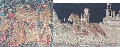 Lot 634 - THREE EARLY 20TH CENTURY CONTINENTAL TAPESTRY...