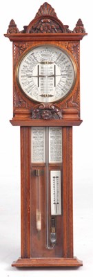 Lot 651 - IMPROVED TORRICELLI BAROMETER. A LATE 19th...