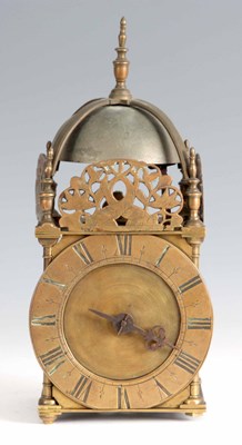 Lot 672 - A LATE 17th CENTURY ENGLISH LANTERN CLOCK...