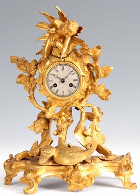 Lot 684 - AN EARLY 19th CENTURY MINIATURE ROCOCO ORMOLU...