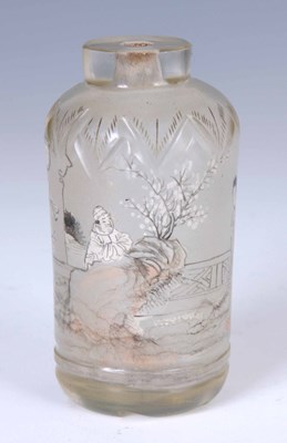 Lot 94 - A 19TH CENTURY CHINESE CARVED ROCK CRYSTAL...