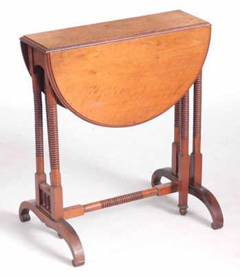 Lot 973 - A SMALL LATE 19TH CENTURY WALNUT SUTHERLAND...