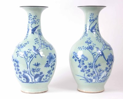 Lot 58 - A LARGE PAIR OF LATE 19TH CENTURY CHINESE...