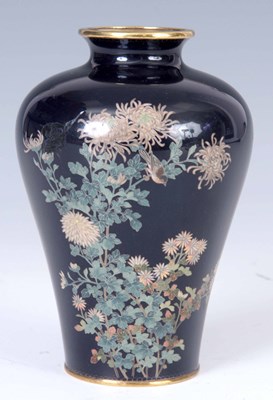 Lot 124 - A 19TH CENTURY JAPANESE CLOISONNÉ VASE...