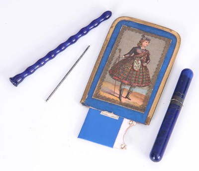 Lot 559 - THREE VICTORIAN NEEDLE CASES comprising of a...