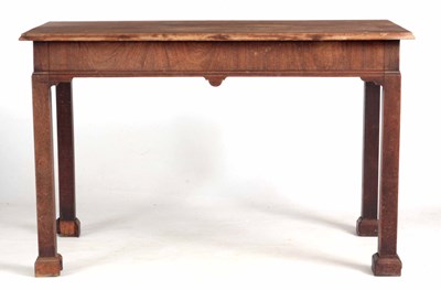 Lot 968 - A GEORGE II MAHOGANY SERVING TABLE having...