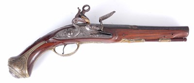 Lot 344 - AN 18th CENTURY SPANISH MIQUELET FLINTLOCK...