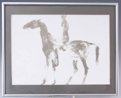 Lot 427 - ELIZABETH FRINK LITHOGRAPH “The Gray Rider” 25...