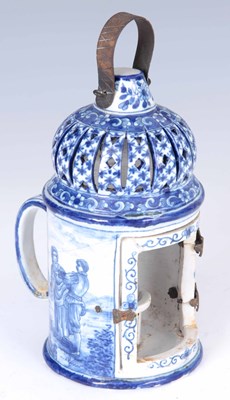 Lot 49 - A 19TH CENTURY FRENCH FAIENCE CHAMBER...