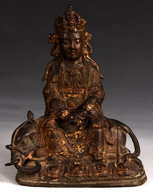 Lot 143 - An early Oriental Cast Bronze FIGURE of a...