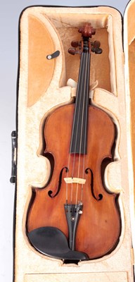 Lot 358 - AN ANTIQUE VIOLIN labelled 'Joseph Galliano...