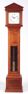 Lot 693 - A LATE 20th CENTURY ELECTRIC MAHOGANY LONGCASE...