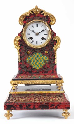 Lot 770 - A LATE 19th CENTURY FRENCH BOULLE WORK MANTEL...