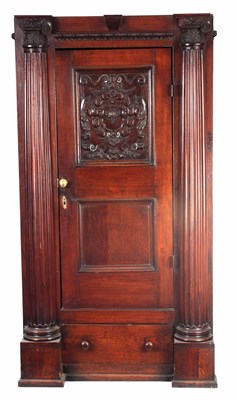 Lot 1021 - AN IMPRESSIVE 18TH CENTURY ARCHITECTURAL OAK...