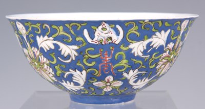 Lot 108 - A 19TH CENTURY CHINESE PORCELAIN RICE BOWL...