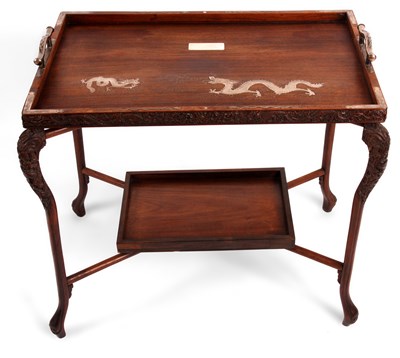 Lot 150 - A 19th Century Anglo Chinese Hardwood and...