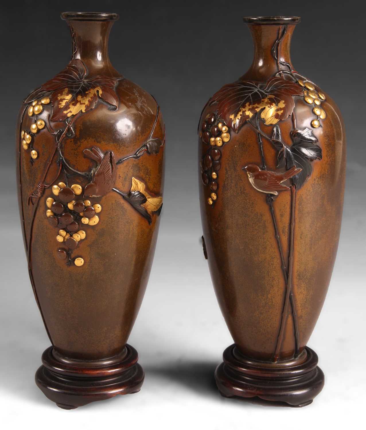 Lot 131 - A good pair of late 19th Century Japanese...
