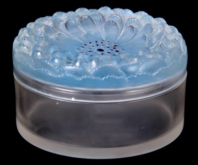 Lot 21 - RENE LALIQUE. A CHRYSANTHEMUM PATTERN BOWL AND...
