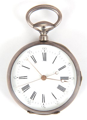 Lot 310 - A 19th CENTURY SILVER OPEN FACED POCKET WATCH...