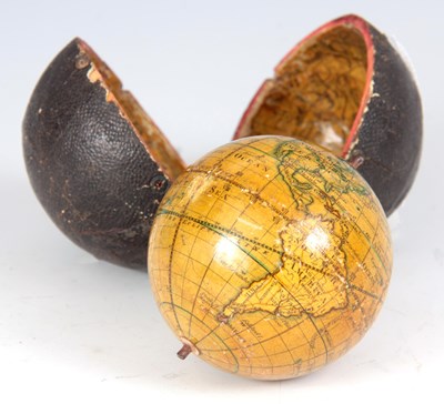 Lot 403 - A GEORGE lll CASED 3" POCKET GLOBE BY LANE,...