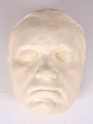 Lot 412 - A 19TH CENTURY LIFE SIZE PLASTER CAST DEATH...