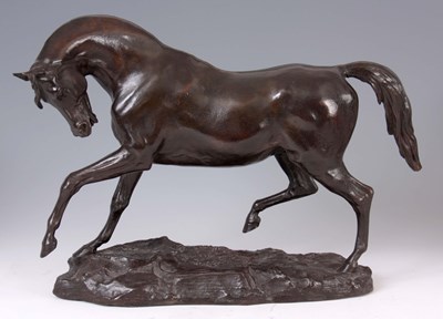 Lot 418 - A GOOD QUALITY 19TH CENTURY BRONZE SCULPTURE...