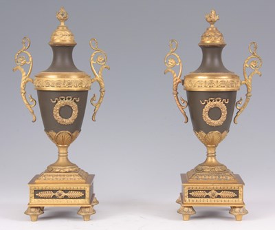 Lot 515 - A PAIR OF LATE 19TH CENTURY FRENCH EMPIRE...