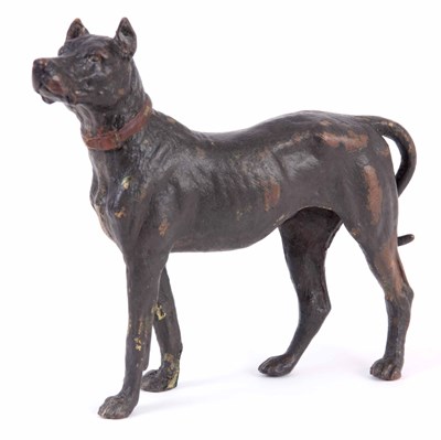 Lot 536 - A LATE 19TH CENTURY BRONZE SCULPTURE OF A...