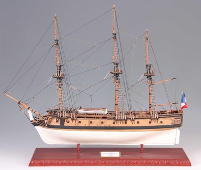 Lot 552 - A 20TH CENTURY HANDMADE MODEL OF A FRENCH...