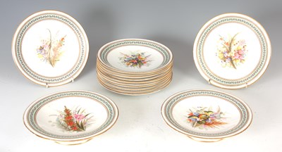 Lot 60 - A LATE 19TH CENTURY ROYAL WORCESTER PART...