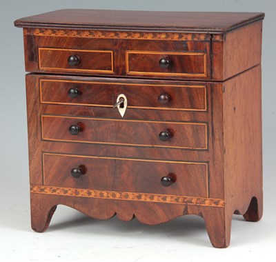 Lot 609 - AN INTERESTING EARLY 19TH CENTURY FIGURED...