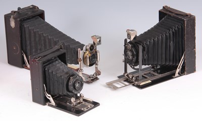 Lot 653 - AN EARLY 20TH CENTURY GOERZ TENAX FOLDING...