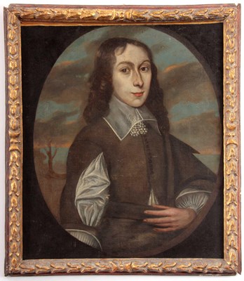 Lot 668 - A 17TH CENTURY OIL ON CANVAS OF A YOUNG...