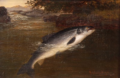 Lot 673 - A. ROLAND KNIGHT (FL. 1810 - 1840) OIL ON...