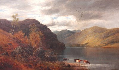 Lot 693 - WILLIAM MELLOR 1851 - 1931 OIL ON CANVAS. A...