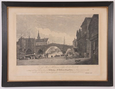 Lot 709 - A 19TH CENTURY ETCHED PRINT BY HENRY CAVE...