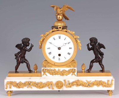 Lot 741 - A FINE REGENCY ENGLISH BRONZE, ORMOLU AND...