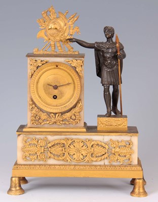 Lot 824 - A MID 19TH CENTURY REGENCY STYLE FRENCH BRONZE,...