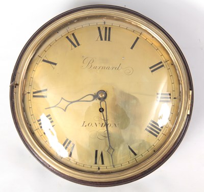 Lot 858 - BARNARD LONDON A GEORGE III VERGE DIAL CLOCK...