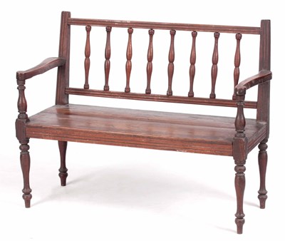 Lot 871 - AN UNUSUAL 19TH CENTURY ROSEWOOD/PADOUK...